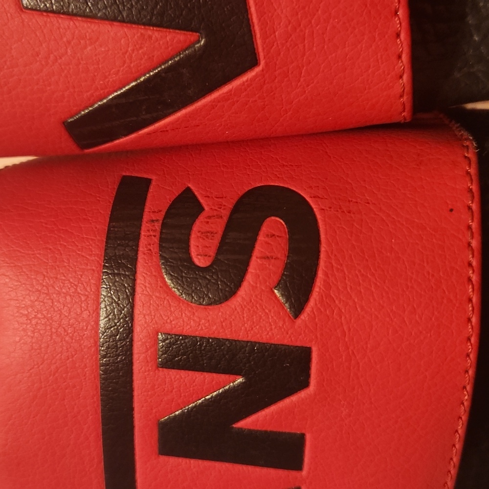 Red Vans Slides - image 2